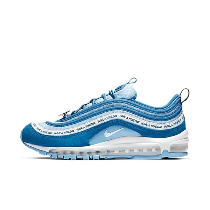 Nike Air Max 97 мужские кроссовки удобные с воздушной подушкой для спорта на открытом воздухе кроссовки мужские# AV1165-001 - Цвет: BQ9130-400