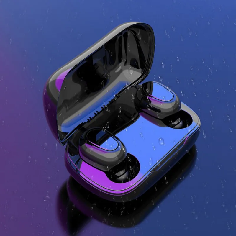 Bluetooth 5,0 наушники эргономичный громкой связи спортивные наушники для бега с зарядный чехол