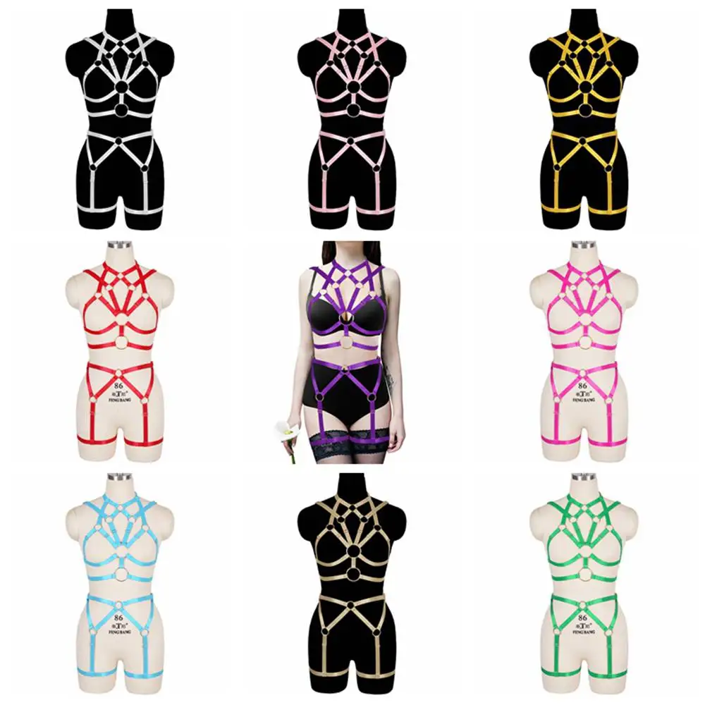 

Suspender Belt Sexy Lingerie Sets Women's Underwear Exotic Costume Harness Fashion Dress Dance Rave Accessories Punk Goth