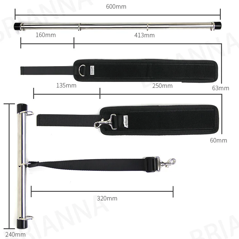 BDSM Sex Toys Fetish Role Play Bondage Binding Collar Sex Bondage Set Handcuffs Can Be Disassembled Frame Adult Couple Sex Games 3