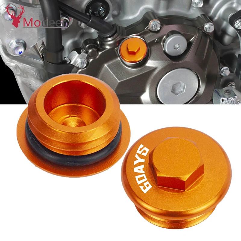 Aluminum Alloy Engine Oil Filler Cap For KTM 500EXC-F 450EXC-F 350EXC-F 250EXC-F 300EXC 300XC-W 250EXC Six Days SixDays TPI CKD (7)