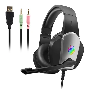 

VODOOL A1 Headset Wired Gaming Headset Desktop Computer Notebook 7.1 USB Stereo Gaming Headphone Omnidirectional Pickup