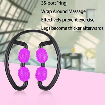 

4-Point Fitness Hand Arm En Been Roller Massage Stick Drum Trigger Point Massage Tool Deep Tissue Massager