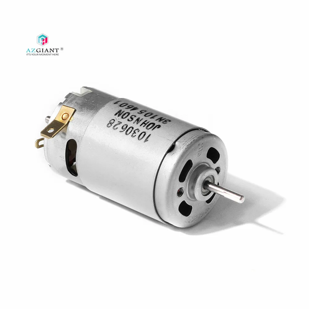 Новый бренд Джонсон 395 DC мотор двойной выходной вал высокая скорость 12V 18V 11700rpm для