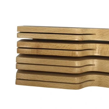 

Knife Drawer Kitchen Cutlery Holder Wooden Butcher Knife Holder Rack Storage