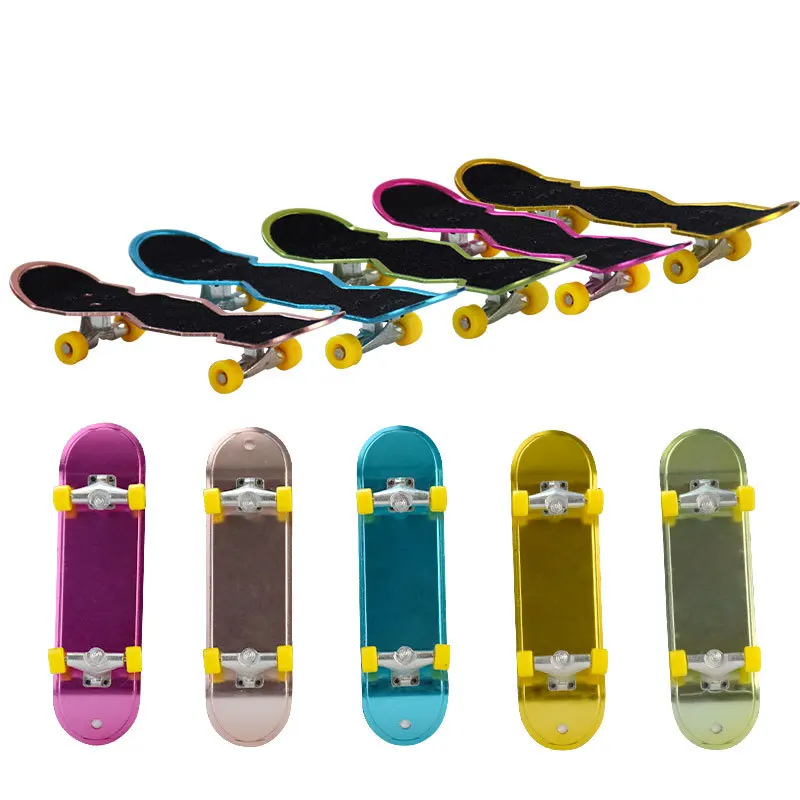 

Mini Alloy Finger Skateboard Props Customizable Children'S Educational Creative Fingertip Sports Stall Toy Hot Selling