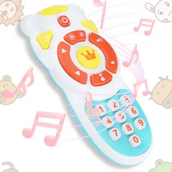 

Kids Musical TV Remote Control Toy with Light and Sound Early Education Toys
