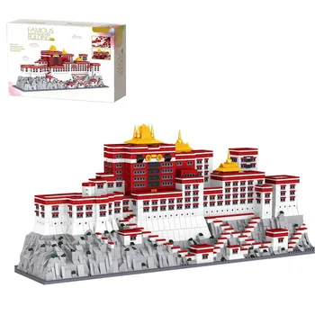 

3649Pcs MOC Potala Palace Ancient Oriental Architecture Bricks Small Particle DIY Building Blocks Model Block Assembly Toys Gift