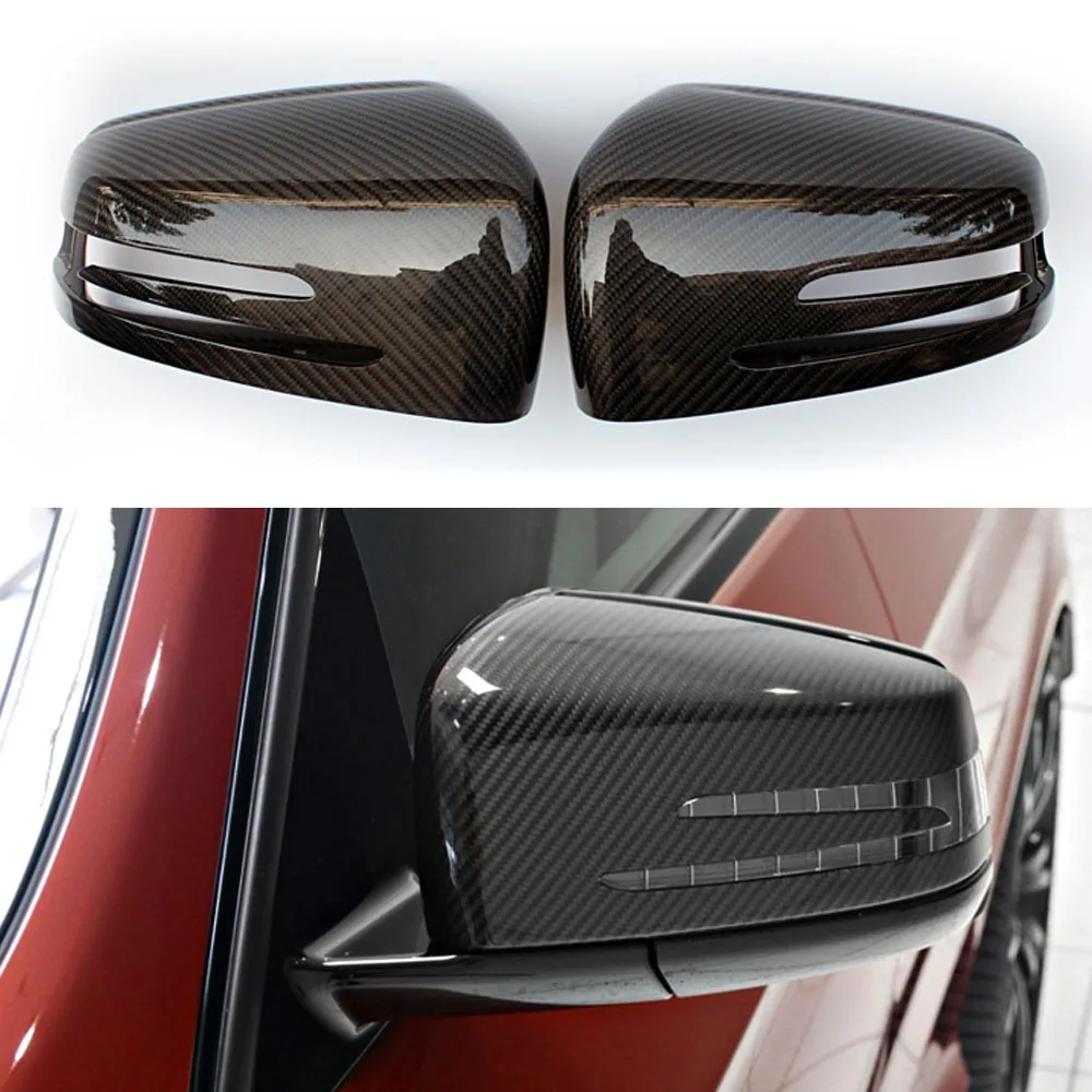 

Real Carbon Replacement Style Mirror Cap Cover For Mercedes W176 W246 W117 W207 W212 W218 X156 X204 W204 W221 LCL