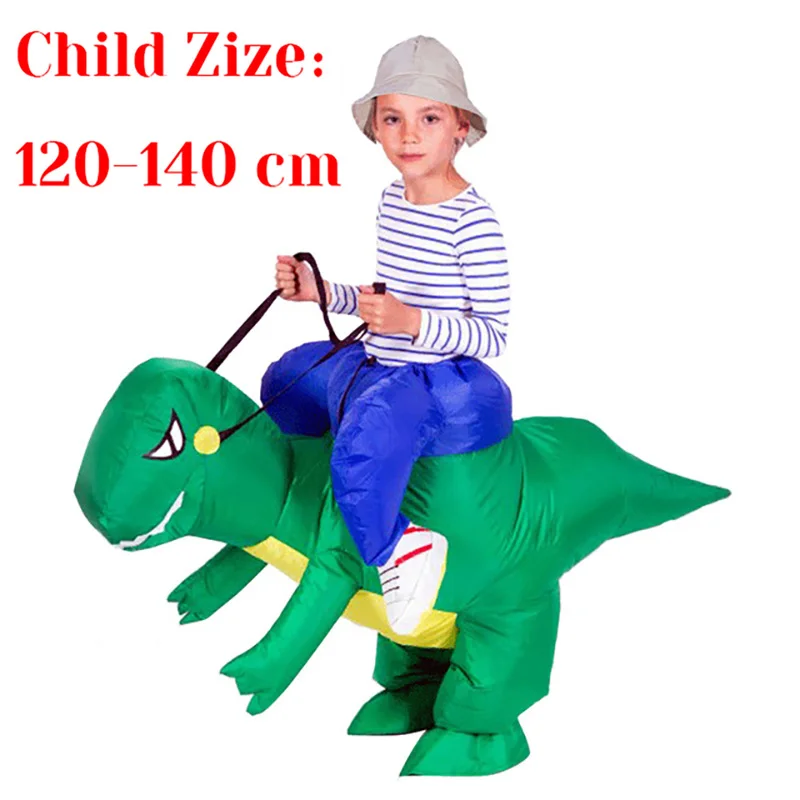 Child Size S Надувные костюмы динозавров для косплея, надувные костюмы на Хэллоуин, вечерние костюмы талисмана для взрослых детей - Цвет: Child Size S