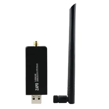 

Dual Band 2.4G / 5.8 G Wifi Usb 3.0 Adapter Wireless Ac 1200Mbps High Gain Antenna Network card For Desktop Laptop