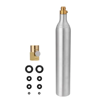 

Sodawater 0.6L Bottle Cylinder High Compressed Bottle with Refill Soda Adapter CGA-320 W21.8 Thread 15MPa / 2200psi