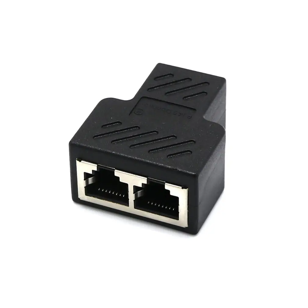 Сплиттер Ethernet RJ45 Кабельный адаптер 1 штекер на 2/3 гнездо порт LAN Сетевой разъем провод Ethernet RJ45 Кабельный адаптер