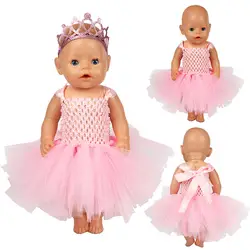 Одежда для куклы, новорожденного, новый ребенок, подходит 18 дюймов, 43 см, американская Корона, Русалка, цветок, Волшебная кукла, одежда для