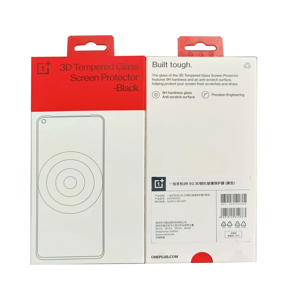 phone protector Ban Đầu OnePlus 9R/8T/7T/9 3D Kính Cường Lực Bảo Vệ Màn Hình OP One Plus 9 Pro 8T 7T 7 6T Điện Thoại Thông Minh phone screen guard Screen Protectors