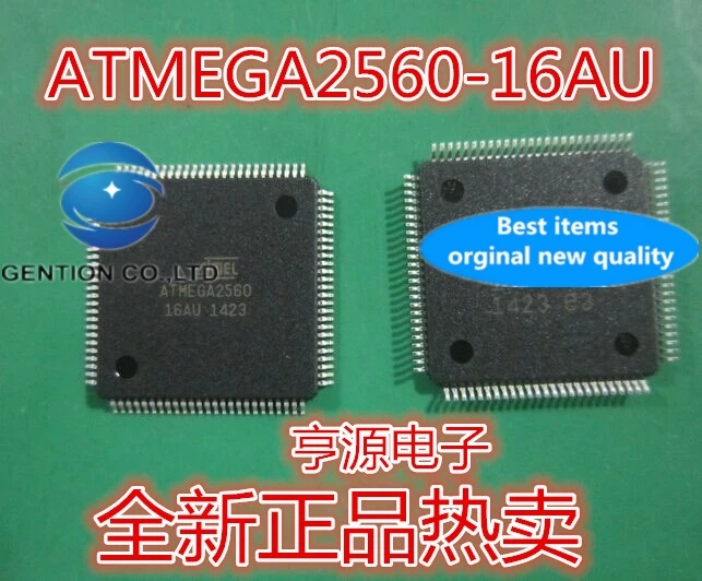 

2 шт., ATMEGA2560 флейта, 8-битный микроконтроллер, флейта 100%, новый и оригинальный