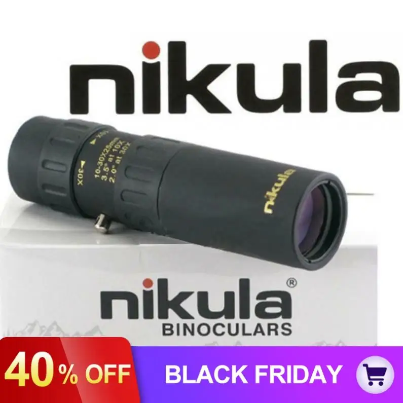 Nikula 10-30x25 высокомощные карманные Монокулярные телескопы-Small Bugler