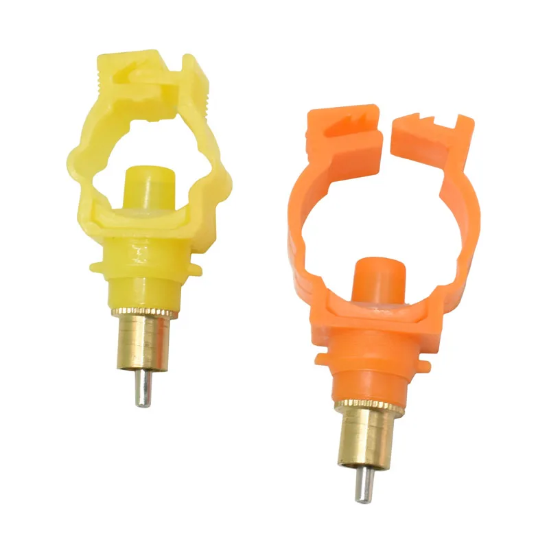 

100 pcs Water Ball Nipple Chicken Feeders Drinkers Chicken Coop Feeder Screw Drinkers Waterer 360 Angle Rabbit drinking fountain