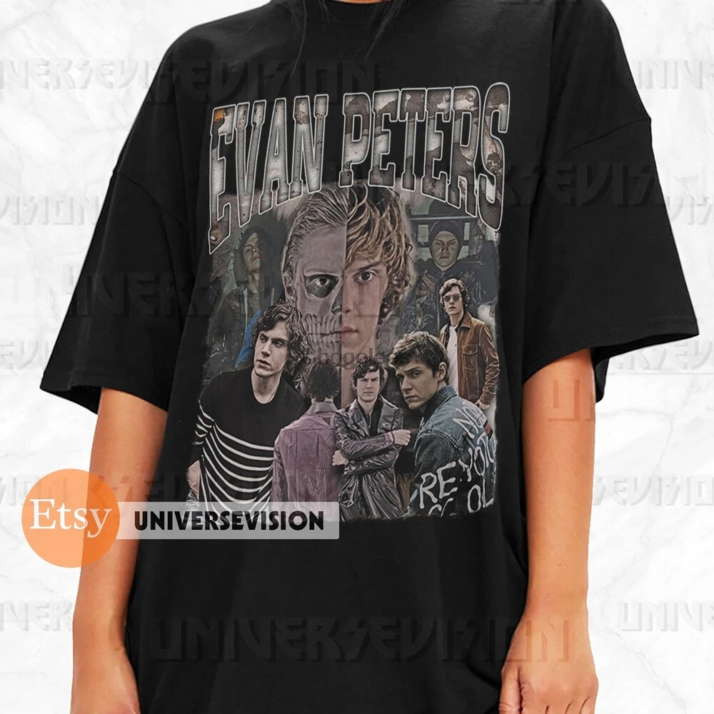 evan peters t shirt