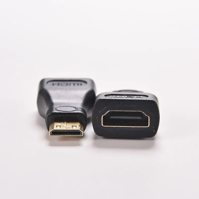 HDMI 1,4 A Женский к HDMI Mini Micro B Мужской позолоченный адаптер для HDTV камеры F/M HD 1080P кабель переходник с удлинителем конвертер