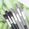 Makeup brushes protective Net 50 pcs 1cm wide Cosmetic tools Pen cover protector plastic white sheath mesh 5