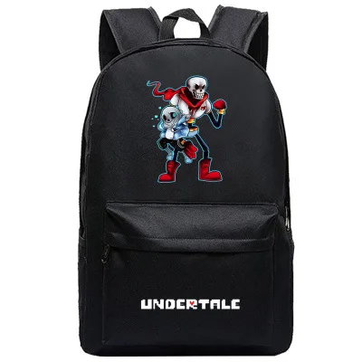 Undertale Frisk Sans Студенческая школьная сумка на плечо Косплей рюкзак Teentage дорожный рюкзак для ноутбука подарок - Цвет: 4