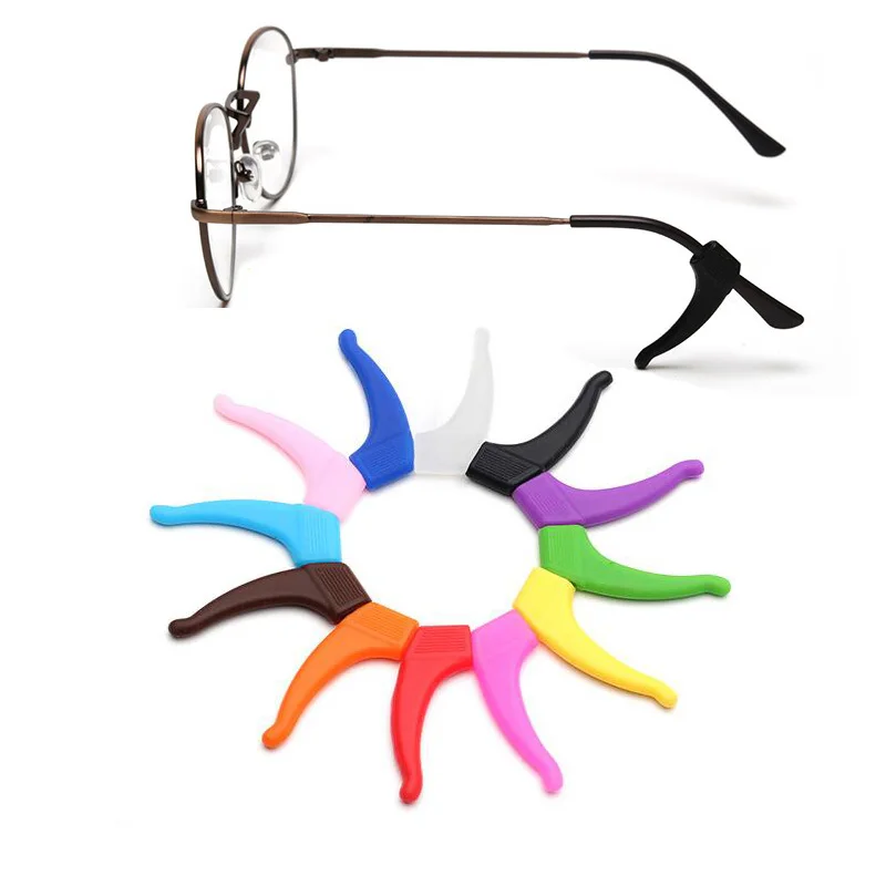 Fashion Anti Slip Ear Hook Eyeglass Eyewear Accessories Eye Glasses Silicone Grip Temple Tip