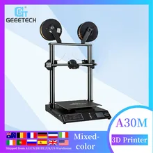 Stampante 3D Geeetech stampante 3d mista a colori A30M grande doppio asse z Off card stampa livellamento automatico ripresa della rottura impresora 3d