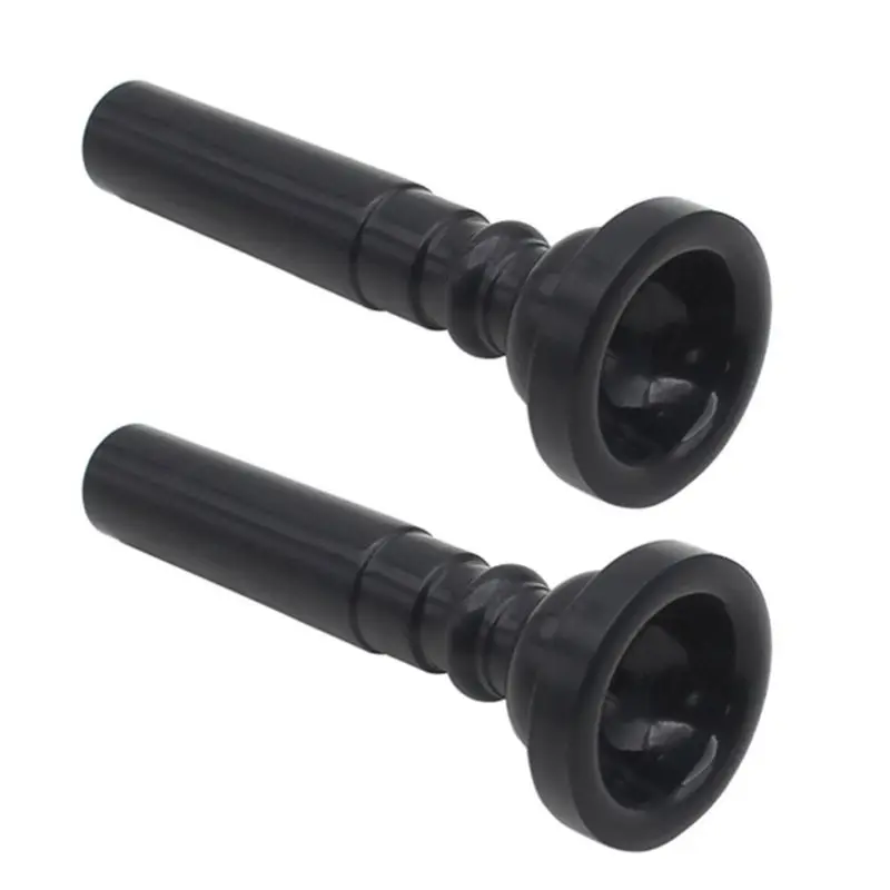 

2pcs Black/White Plastic Trumpet Mouthpiece for Trumpet Accessories