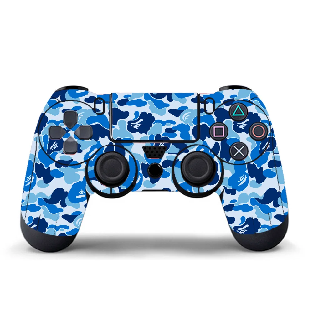 Skin Sticker For PlayStation 4 PS4 Gameing Controller Accessories Protection Anti-slip Decal Stickers For SONY PS 4 Console Case 