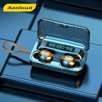 

Aenloud True Wireless Earbuds 4D Deep Bass Headphones IPX7 Waterproof In-Ear Noise-Cancelling Bluetooth 5.0 Earphone For Samsung