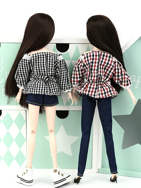 Эластичные джинсы брюки длинные штаны для куклы Blyth одежда модный наряд шорты для Blyth 1/6 BJD куклы аксессуары