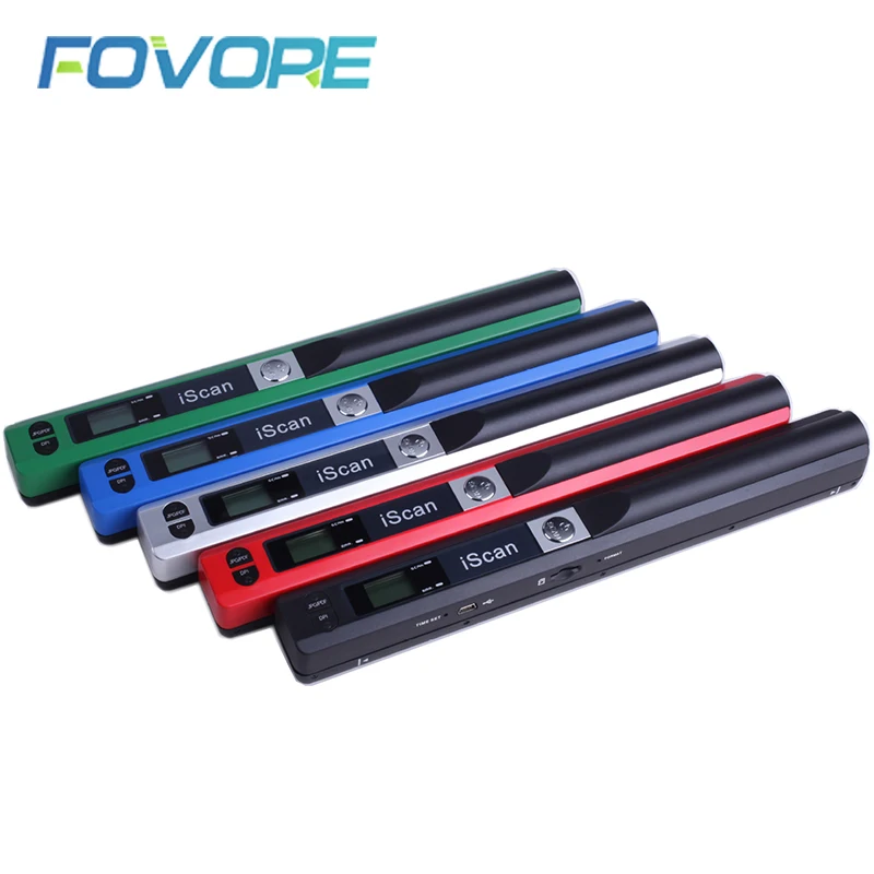 iScan Mini Portable Scanner 900DPI LCD Display JPG/PDF Format Document Image Iscan Handheld Scanner A4 Book