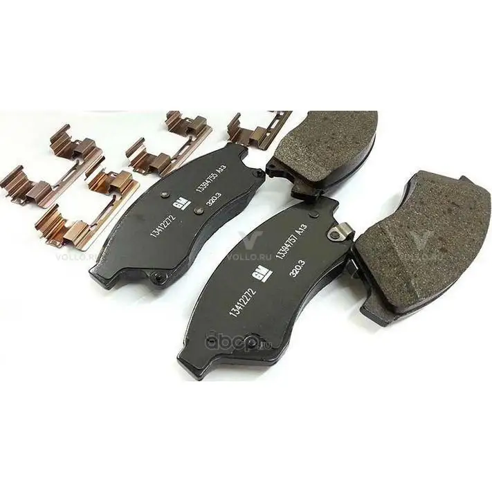 13412272 GM КОМПЛЕКТ ТОРМОЗНЫХ КОЛОДОК 4 ШТ/KIT PADS