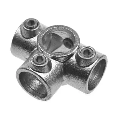 21,3 мм стеллажи для хранения ковкого железа зажимы 1/2" - Цвет: Three Socket Cross