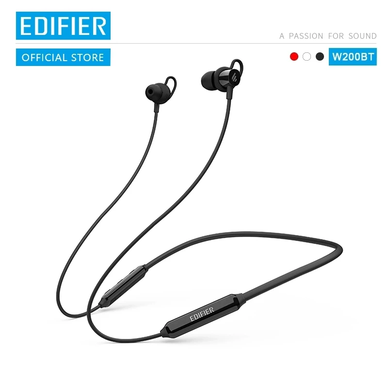 Беспроводные наушники EDIFIER W200BT(SE) Bluetooth 5 0 степень защиты IPX4 водонепроницаемость 7