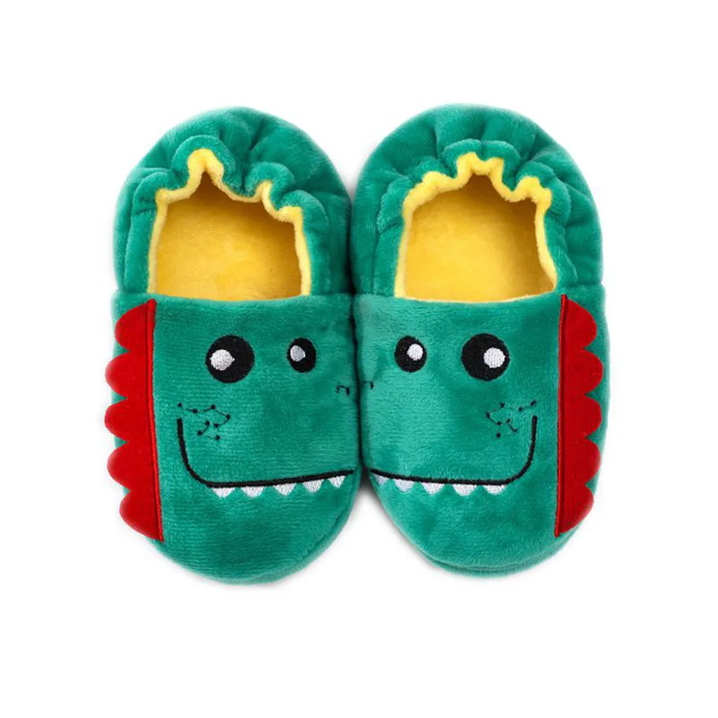 Модная теплая обувь для малышей; домашние тапочки с рисунком для мальчиков и девочек; Sapato Infantil; детская обувь