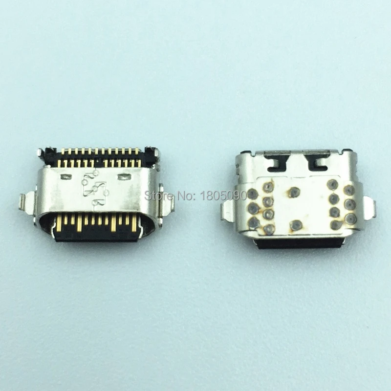 50pcs Micro USB 36pin mini Connector Mobile Charging port For Motorola Moto G6 G6 plus XT1925 XT1926 Repair Replacement parts
