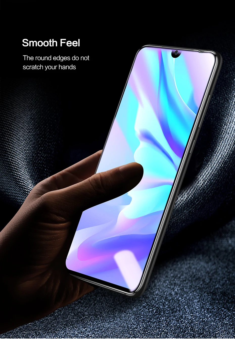 SmartDevil закаленное стекло для huawei nova 4 синий протектор экрана протектор для huawei nova 4E защитная пленка