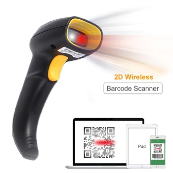 

Wireless Barcode Scanner 2D Handheld Reader 1D/2D QR Code Reader Portable Bar Code scanner Payment for Inventory pos terminal