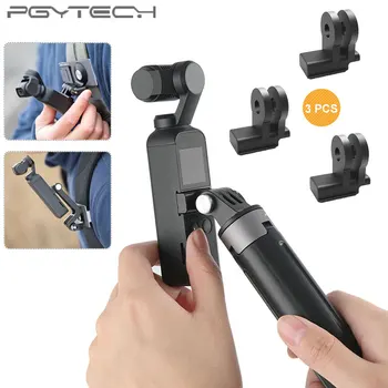 

PGYTECH 3 Pcs DJI OSMO Pocket Data Port to Universal Mount for DJI OSMO Pocket Handheld Gimbal Expansion Accessories