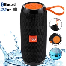 Мини Беспроводная Bluetooth Колонка Портативная колонка с fm-радио TWS стерео Музыкальная Коробка сабвуфер динамик s для телефона компьютера TG106