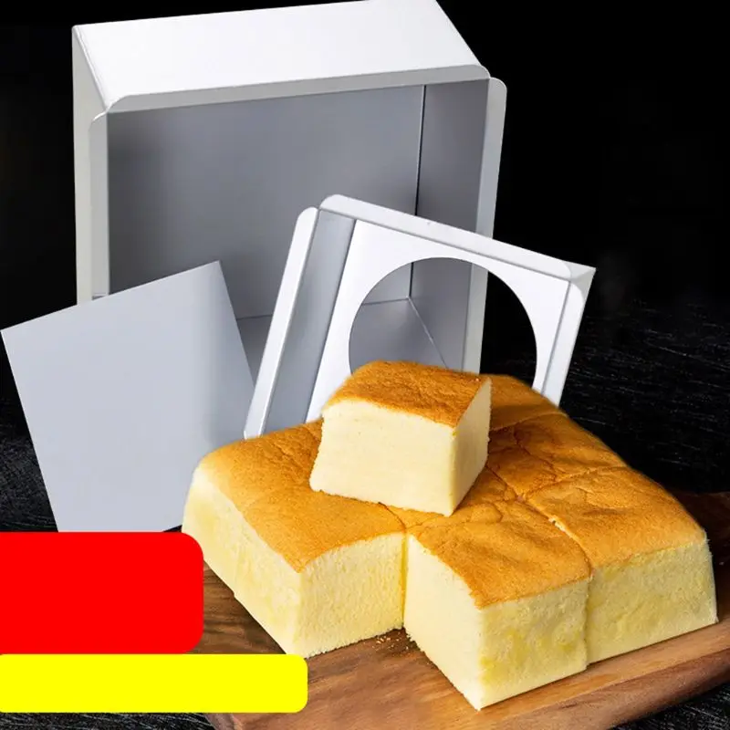 

4-10 Inch DIY Square Non Stick Cake Pan Pie Loaf Toast Bread Mold Bakeware Tray Baking Supplies