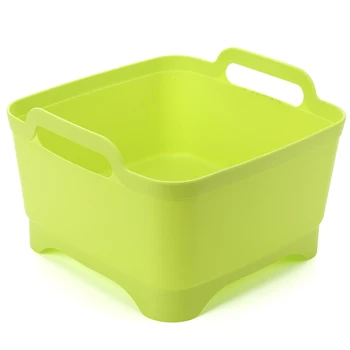 

Plastic Portable Washing Basin Draining Storage Basket for Kitchen Organizer Washing Tub Vegetable Fruits Sink Baskets Tool