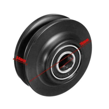 

Barn Door Hanging Rail Pulley Wheel Sliding Hardware Slid Rollers Track Glide