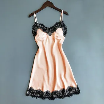 

Women Ladies Nightwear Nightdress Sexy Lingerie with Chest Pads Homwear Sexy Nightgowns & Sleepshirts Sleep & Lounge Sleepwear#W