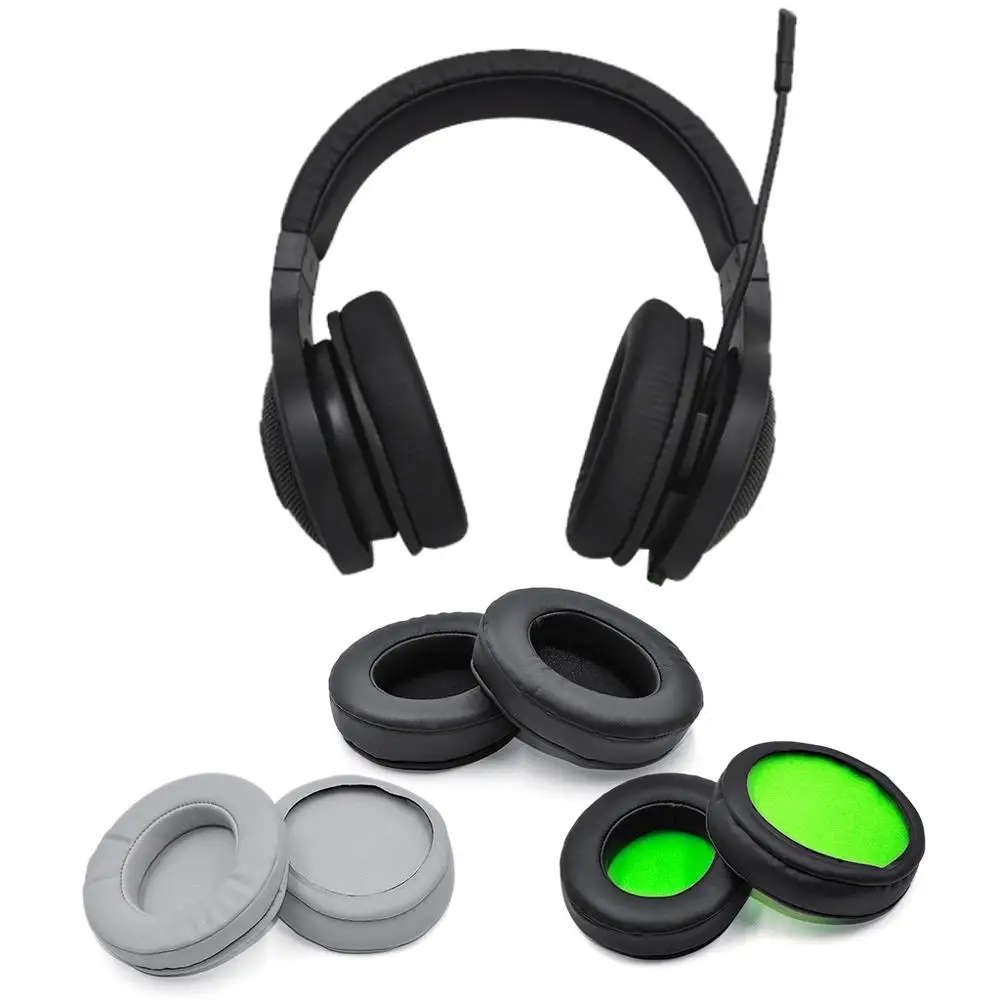 

EarPads For kraken kitty edition Replacement Protein Leather & Memory Foam Gaming Headphone Oval Ear Cushion Earmuff oval