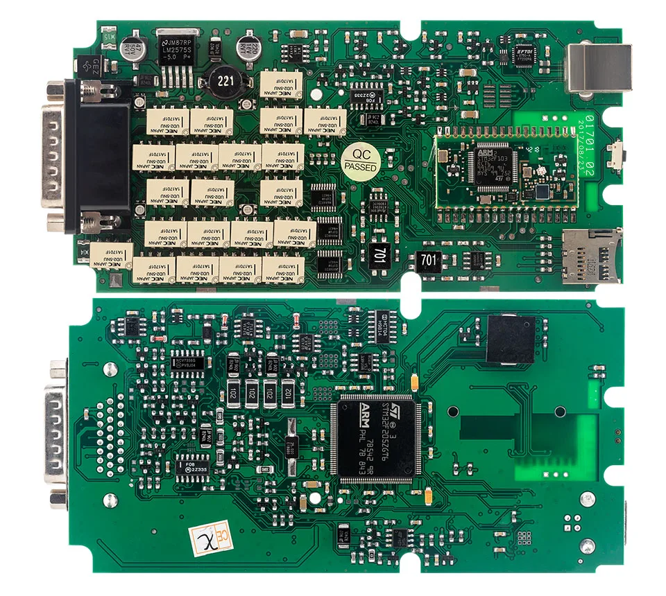 Один зеленый PCB CDP tcs pro многоязычный multidiag pro с bluetooth V2016R1 tcs pro obd2 диагностический инструмент