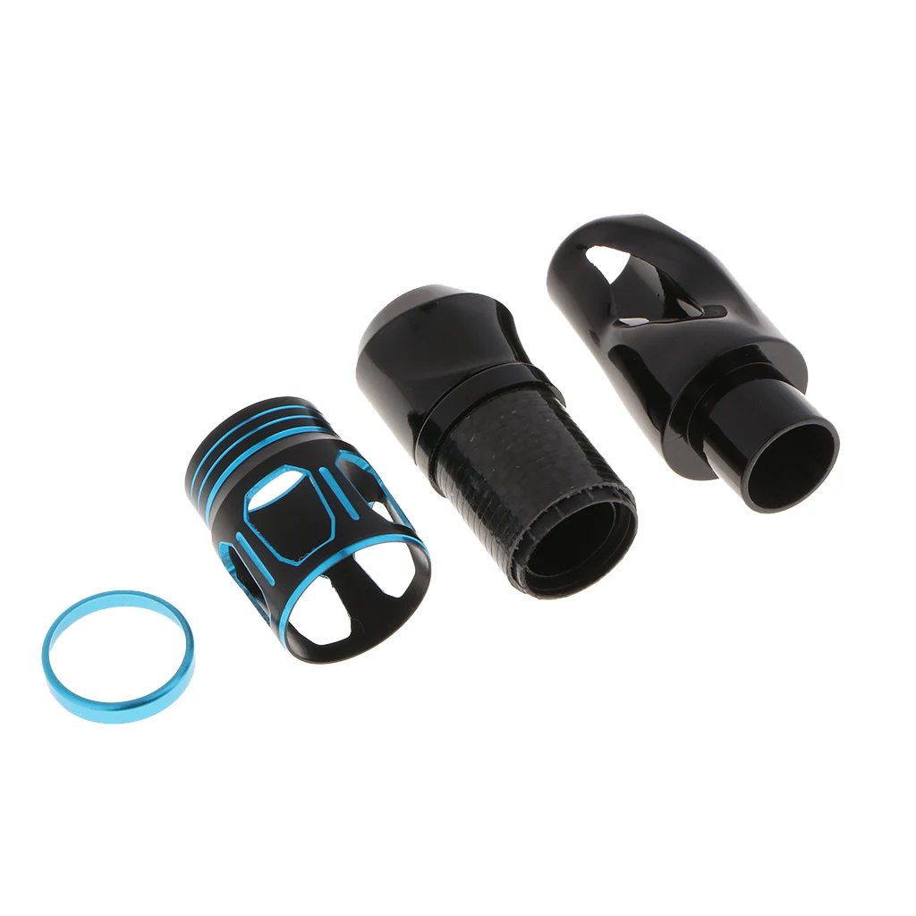 Lightweight Spinning Rod Reel Seat Locking Nut Insert Trim Ring DIY Fishing Rod Building Components