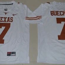 Горячая Распродажа Техасские Longhorns Shane Buechele 7 горячая Распродажа Ограниченная серия-белый оранжевый Размер S, M, L, XL, 2XL, 3XL ДЖЕРСИ